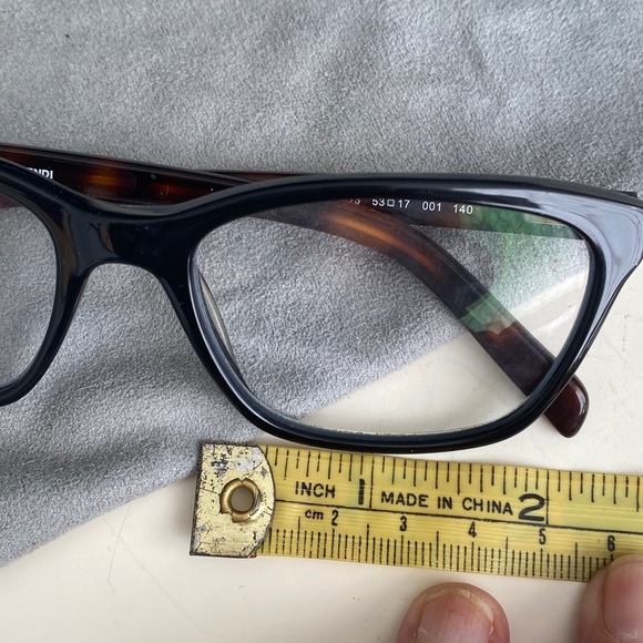 FENDI Eyeglasses, F1013 Brown Tortoise Shell  size 53 17 001 - Picture 15 of 16